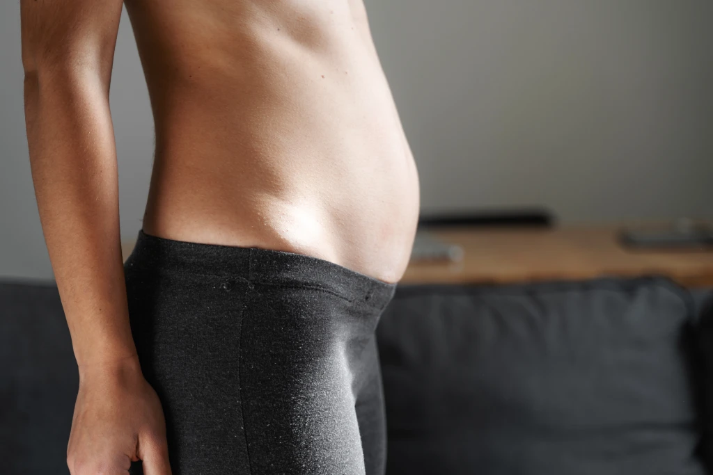Inflamación abdominal por cambios hormonales